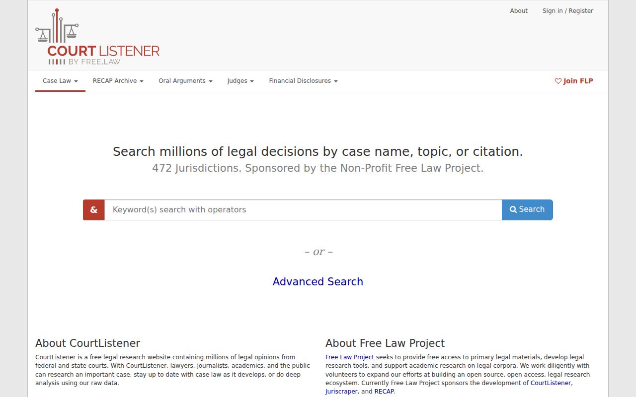 St. James Parish case search CourtListener RECAP federal records