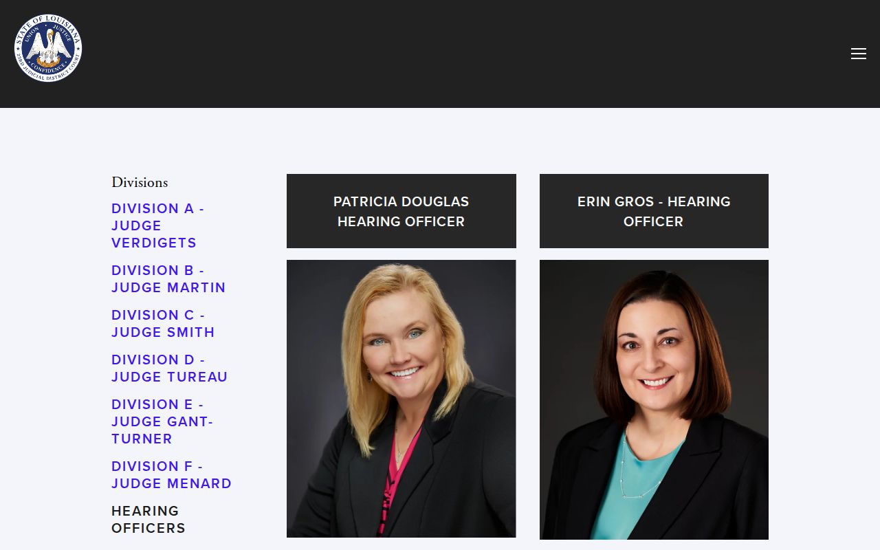 St. James Parish court calendar hearing officer forms