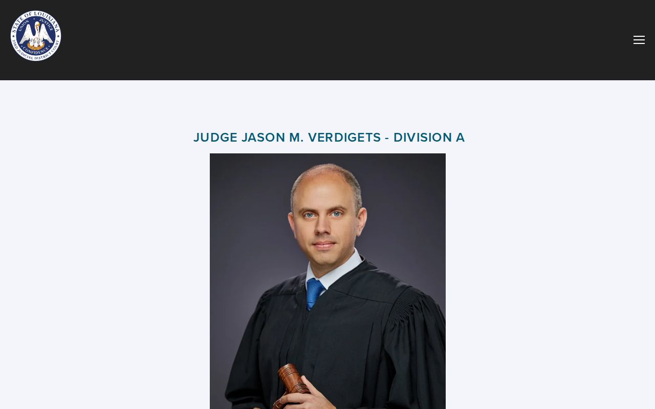 St. James Parish criminal docket Division A court records page