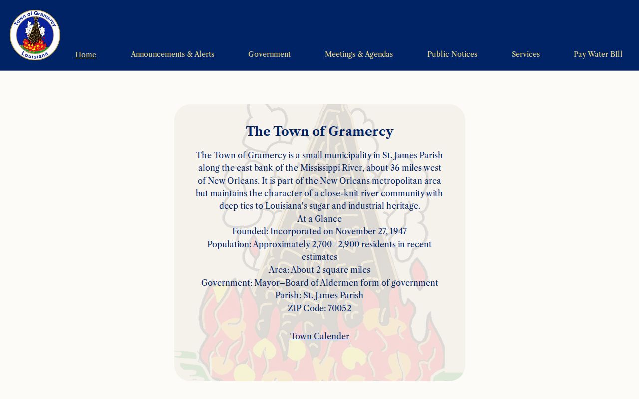 Gramercy court docket Town Hall municipal records channel